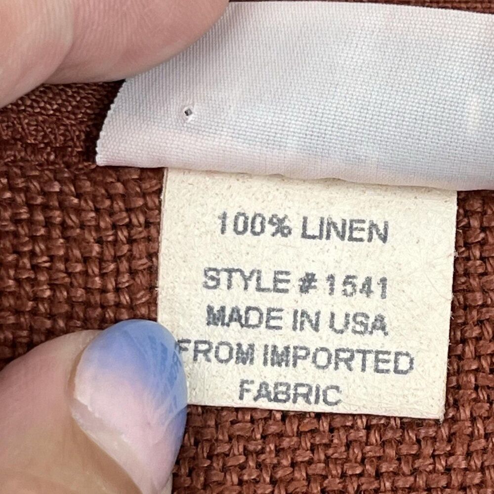 Habitat Skirt Womens Medium Brown Linen A Line Maxi Lagenlook Boho USA Casual - Picture 6 of 8